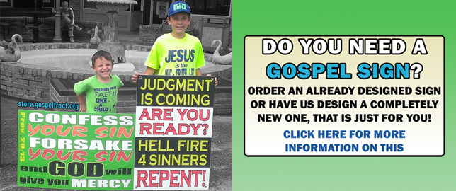 Gospel Preaching Signs
